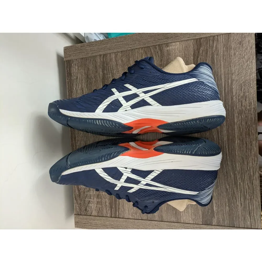 Asics Gel-Game 9 Pickleball Shoes Mens 10 Blue White Performance Court Sneakers